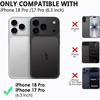 image:imageTENOC Phone Case Compatible with iPhone 15 Black Case AntiFingerprint Protective Bumper Matte Cover for 61 InchClear