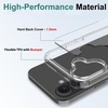 image:imageTENOC Phone Case Compatible with iPhone 15 Black Case AntiFingerprint Protective Bumper Matte Cover for 61 InchClear AntiYellowing