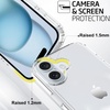 image:imageTENOC Phone Case Compatible with iPhone 15 Black Case AntiFingerprint Protective Bumper Matte Cover for 61 InchClear AntiYellowing