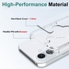 image:imageTENOC Phone Case Compatible with iPhone 15 Black Case AntiFingerprint Protective Bumper Matte Cover for 61 InchClear AntiYellowing