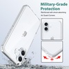 image:imageTENOC Phone Case Compatible with iPhone 15 Black Case AntiFingerprint Protective Bumper Matte Cover for 61 InchClear AntiYellowing