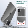 image:imageTENOC Phone Case Compatible with iPhone 15 Black Case AntiFingerprint Protective Bumper Matte Cover for 61 InchClear AntiYellowing