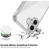 image:imageTENOC Phone Case Compatible with iPhone 15 Black Case AntiFingerprint Protective Bumper Matte Cover for 61 InchClear AntiYellowing