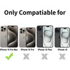 image:imageTENOC Phone Case Compatible with iPhone 15 Black Case AntiFingerprint Protective Bumper Matte Cover for 61 InchClear AntiYellowing