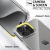 image:imageTENOC Phone Case Compatible with iPhone 15 Black Case AntiFingerprint Protective Bumper Matte Cover for 61 InchClear AntiYellowing