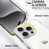 image:imageTENOC Phone Case Compatible with iPhone 15 Black Case AntiFingerprint Protective Bumper Matte Cover for 61 InchClear AntiYellowing