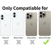 image:imageTENOC Phone Case Compatible with iPhone 15 Black Case AntiFingerprint Protective Bumper Matte Cover for 61 InchClear AntiYellowing