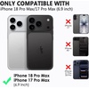 image:imageTENOC Phone Case Compatible with iPhone 15 Black Case AntiFingerprint Protective Bumper Matte Cover for 61 InchClear AntiYellowing