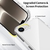 image:imageTENOC Phone Case Compatible with iPhone 15 Black Case AntiFingerprint Protective Bumper Matte Cover for 61 InchClear AntiYellowing