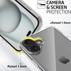 image:imageTENOC Phone Case Compatible with iPhone 15 Black Case AntiFingerprint Protective Bumper Matte Cover for 61 InchClear AntiYellowing