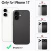 image:imageTENOC Phone Case Compatible with iPhone 15 Black Case AntiFingerprint Protective Bumper Matte Cover for 61 InchClear AntiYellowing