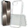 image:imageTENOC Phone Case Compatible with iPhone 15 Black Case AntiFingerprint Protective Bumper Matte Cover for 61 InchClear Glitter