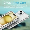 image:imageTENOC Phone Case Compatible with iPhone 15 Black Case AntiFingerprint Protective Bumper Matte Cover for 61 InchClear Glitter