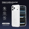 image:imageTENOC Phone Case Compatible with iPhone 15 Black Case AntiFingerprint Protective Bumper Matte Cover for 61 InchClear Glitter