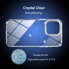 image:imageTENOC Phone Case Compatible with iPhone 15 Black Case AntiFingerprint Protective Bumper Matte Cover for 61 InchClear Glitter
