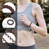 image:imageTENOC Spiral Coil Keychain Antilost Key Chain Holder Lanyard Cord for Sauna Outdoor Sports and Gym PoolBrown