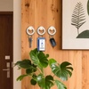image:imageTENOC Spiral Coil Keychain Antilost Key Chain Holder Lanyard Cord for Sauna Outdoor Sports and Gym PoolClear