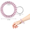 image:imageTENOC Spiral Coil Keychain Antilost Key Chain Holder Lanyard Cord for Sauna Outdoor Sports and Gym PoolG1