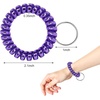 image:imageTENOC Spiral Coil Keychain Antilost Key Chain Holder Lanyard Cord for Sauna Outdoor Sports and Gym PoolG4