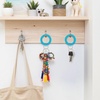 image:imageTENOC Spiral Coil Keychain Antilost Key Chain Holder Lanyard Cord for Sauna Outdoor Sports and Gym PoolLight Blue