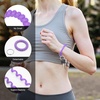 image:imageTENOC Spiral Coil Keychain Antilost Key Chain Holder Lanyard Cord for Sauna Outdoor Sports and Gym PoolLight Purple
