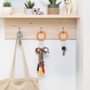 image:imageTENOC Spiral Coil Keychain Antilost Key Chain Holder Lanyard Cord for Sauna Outdoor Sports and Gym PoolOrange