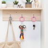 image:imageTENOC Spiral Coil Keychain Antilost Key Chain Holder Lanyard Cord for Sauna Outdoor Sports and Gym PoolPink