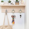image:imageTENOC Spiral Coil Keychain Antilost Key Chain Holder Lanyard Cord for Sauna Outdoor Sports and Gym PoolRainbowdeep