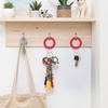image:imageTENOC Spiral Coil Keychain Antilost Key Chain Holder Lanyard Cord for Sauna Outdoor Sports and Gym PoolRed