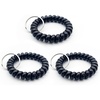 image:imageTENOC Spiral Coil Keychain Antilost Key Chain Holder Lanyard Cord for Sauna Outdoor Sports and Gym PoolBlack