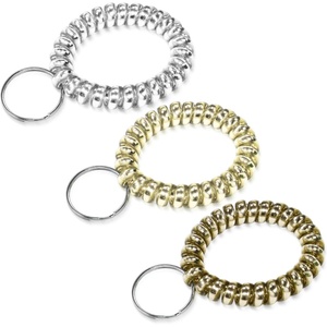 image:imageTENOC Spiral Coil Keychain Antilost Key Chain Holder Lanyard Cord for Sauna Outdoor Sports and Gym PoolG3