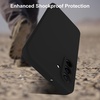image:imageTENOC Phone Case for Samsung Galaxy A54 5G Black Case AntiFingerprint Protective Bumper Matte CoverBlack Matte