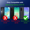image:imageTENOC Phone Case for Samsung Galaxy A54 5G Black Case AntiFingerprint Protective Bumper Matte CoverClear