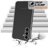image:imageTENOC Phone Case for Samsung Galaxy A54 5G Black Case AntiFingerprint Protective Bumper Matte CoverClear