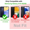 image:imageTENOC Phone Case for Samsung Galaxy A54 5G Black Case AntiFingerprint Protective Bumper Matte CoverClear AntiYellowing