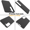 image:imageTENOC Phone Case for Samsung Galaxy S21 5G Clear Case Shockproof Protective Bumper Slim CoverBlack Matte