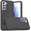image:imageTENOC Phone Case for Samsung Galaxy S21 5G Clear Case Shockproof Protective Bumper Slim CoverBlack Solid