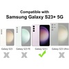 image:imageTENOC Phone Case for Samsung Galaxy S23 FE Clear Case NonYellowing Protective Bumper Hard Back CoverBlack Matte