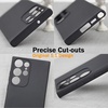 image:imageTENOC Phone Case for Samsung Galaxy S23 FE Clear Case NonYellowing Protective Bumper Hard Back CoverBlack Matte