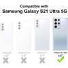 image:imageTENOC Phone Case for Samsung Galaxy S23 FE Clear Case NonYellowing Protective Bumper Hard Back CoverClear