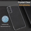 image:imageTENOC Phone Case for Samsung Galaxy S23 FE Clear Case NonYellowing Protective Bumper Hard Back CoverClear