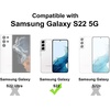 image:imageTENOC Phone Case for Samsung Galaxy S23 FE Clear Case NonYellowing Protective Bumper Hard Back CoverClear AntiYellowing