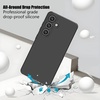 image:imageTENOC Phone Case for Samsung Galaxy S24 Clear Case AntiYellowing Protective Bumper Hard Back CoverBlack