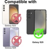 image:imageTENOC Phone Case for Samsung Galaxy S24 Clear Case AntiYellowing Protective Bumper Hard Back CoverBlack