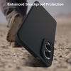 image:imageTENOC Phone Case for Samsung Galaxy S24 Clear Case AntiYellowing Protective Bumper Hard Back CoverBlack
