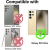 image:imageTENOC Phone Case for Samsung Galaxy S24 Clear Case AntiYellowing Protective Bumper Hard Back CoverClear