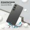 image:imageTENOC Phone Case for Samsung Galaxy S24 Clear Case AntiYellowing Protective Bumper Hard Back CoverClear