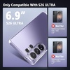 image:imageTENOC Phone Case for Samsung Galaxy S24 Clear Case AntiYellowing Protective Bumper Hard Back CoverClear