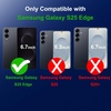 image:imageTENOC Phone Case for Samsung Galaxy S24 Clear Case AntiYellowing Protective Bumper Hard Back CoverClear AntiYellowing
