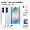 image:imageTENOC Phone Case for Samsung Galaxy S24 Clear Case AntiYellowing Protective Bumper Hard Back CoverClear AntiYellowing